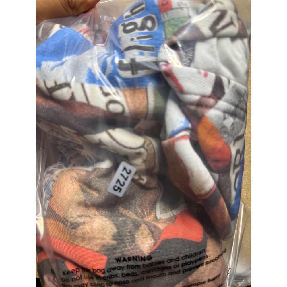 Jordan Kids All Over Print Flight Collage Hoodie Sweatshirt Multi Color Large - Picture 4 of 8